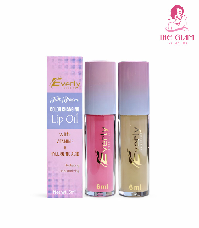 lip-oil Everly Beauties Tint Bloom Color Changing Lip Oil | Hydrating Glossy Lip Oil - Image 1
