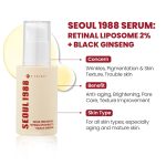 K-SECRET SEOUL 1988 Serum : Retinal Liposome 2% + Black Ginseng - Image 2