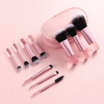10pcs Mini Portable Makeup Brushes Set - Image 2