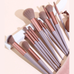 13pcs Makeup Brush Set Beauty Tools With Storage Bag Makeup Puff 1pc